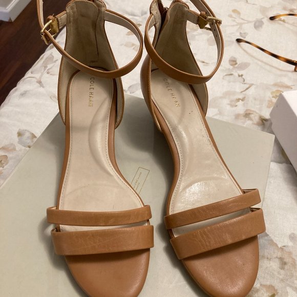 Cole Haan - Heel wedges (Tan) - Picture 3 of 4